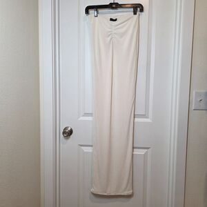 NWT Naked Wardrobe Maxi Column Skirt M Minimalist Sleek Clean Girl Stretch